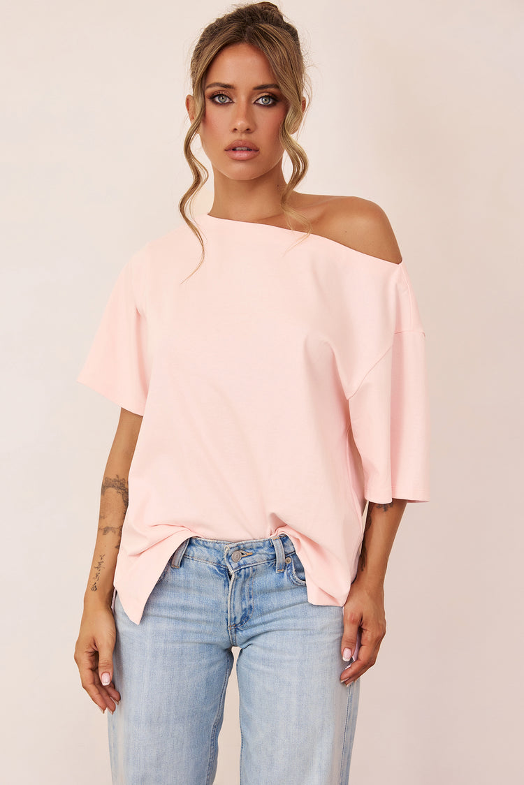 In Your Heart Tee - Baby Pink