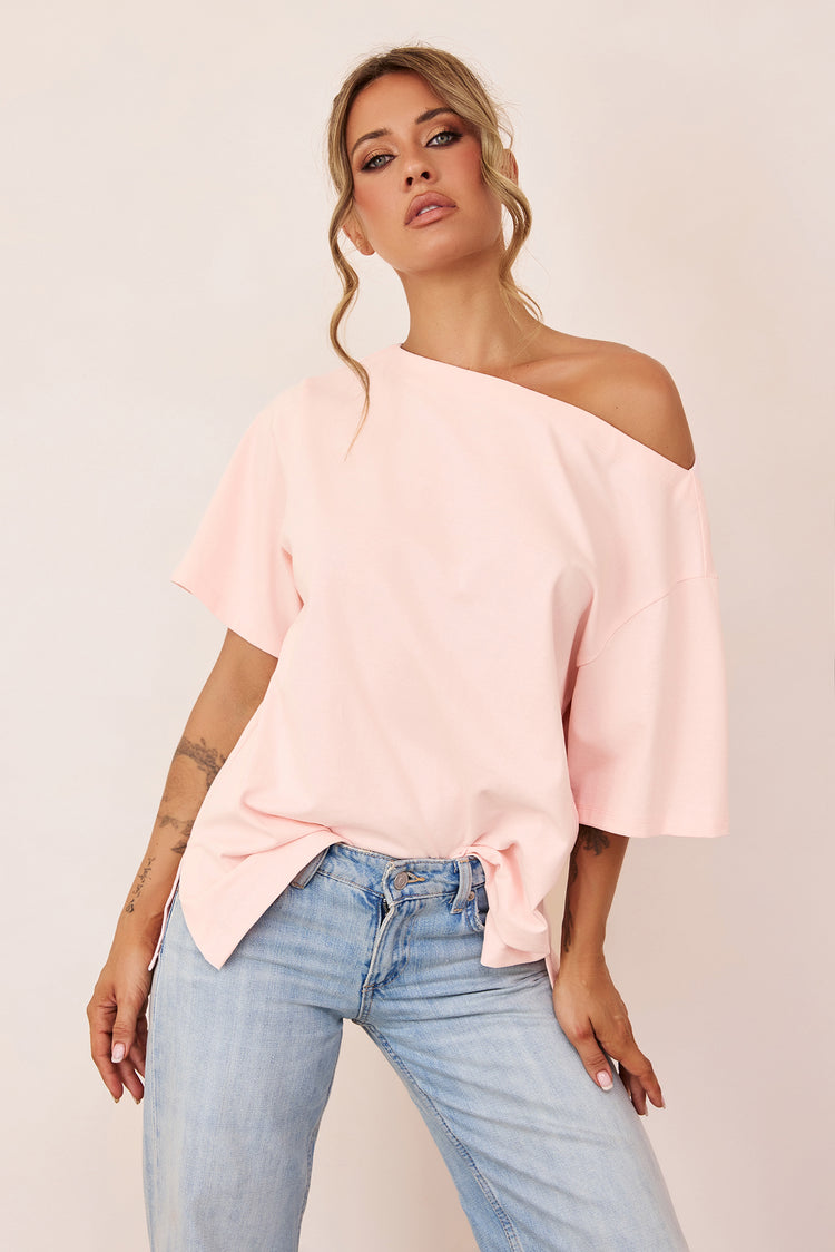 In Your Heart Tee - Baby Pink