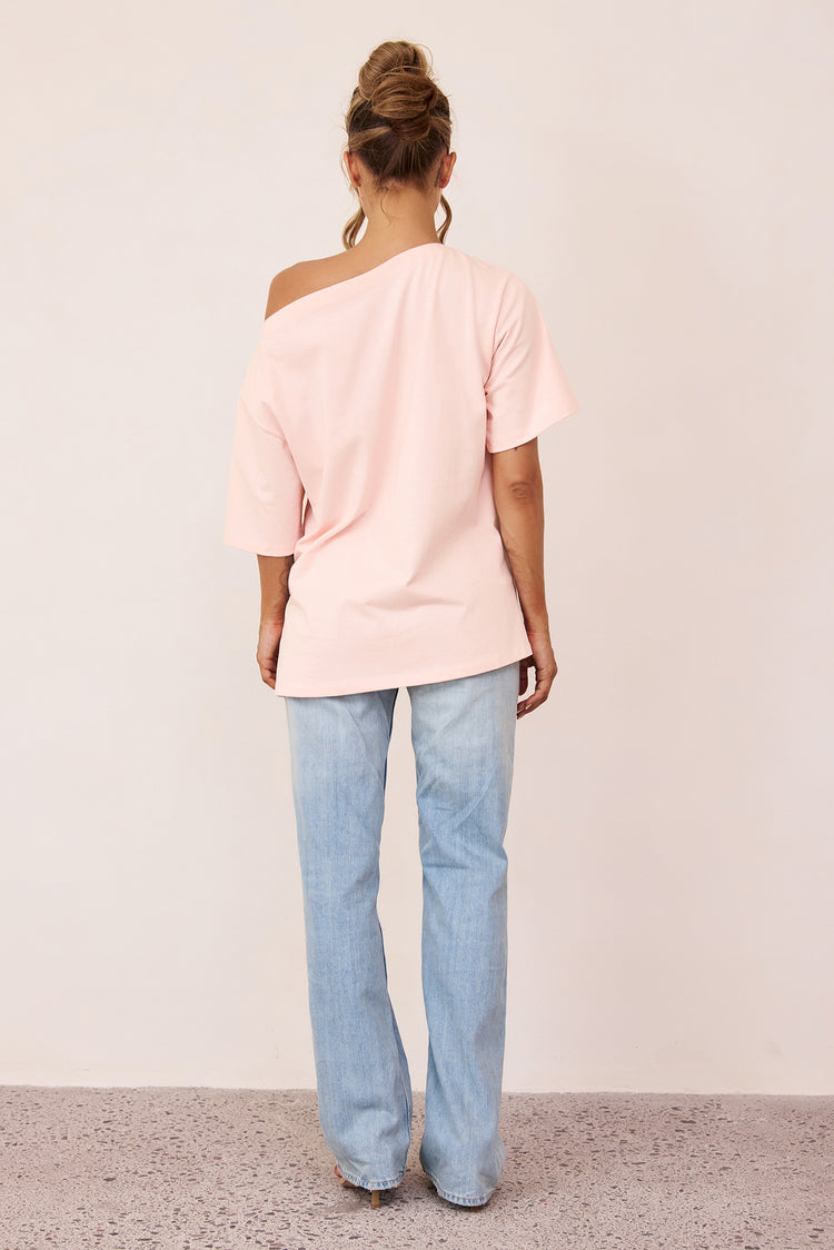 In Your Heart Tee - Baby Pink