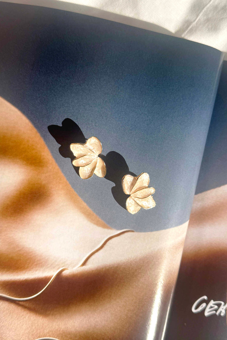 Aurelia Earrings - Cream