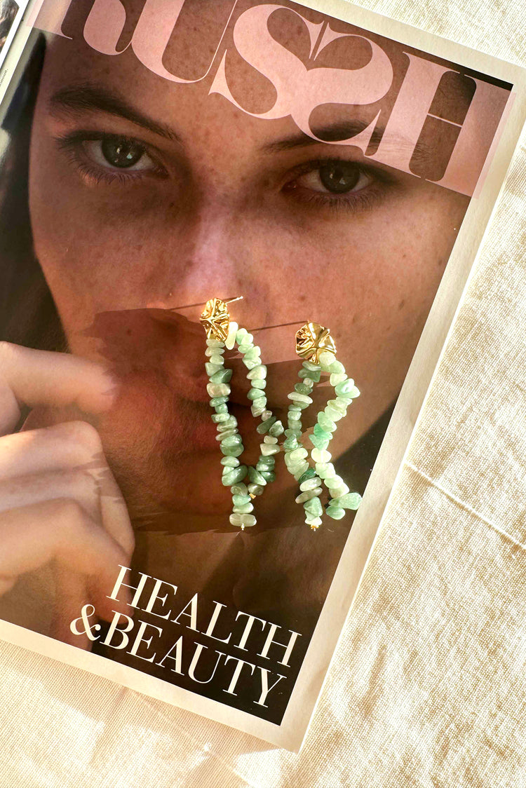 Verdant Drift Earrings - Green-ACCESSORIES