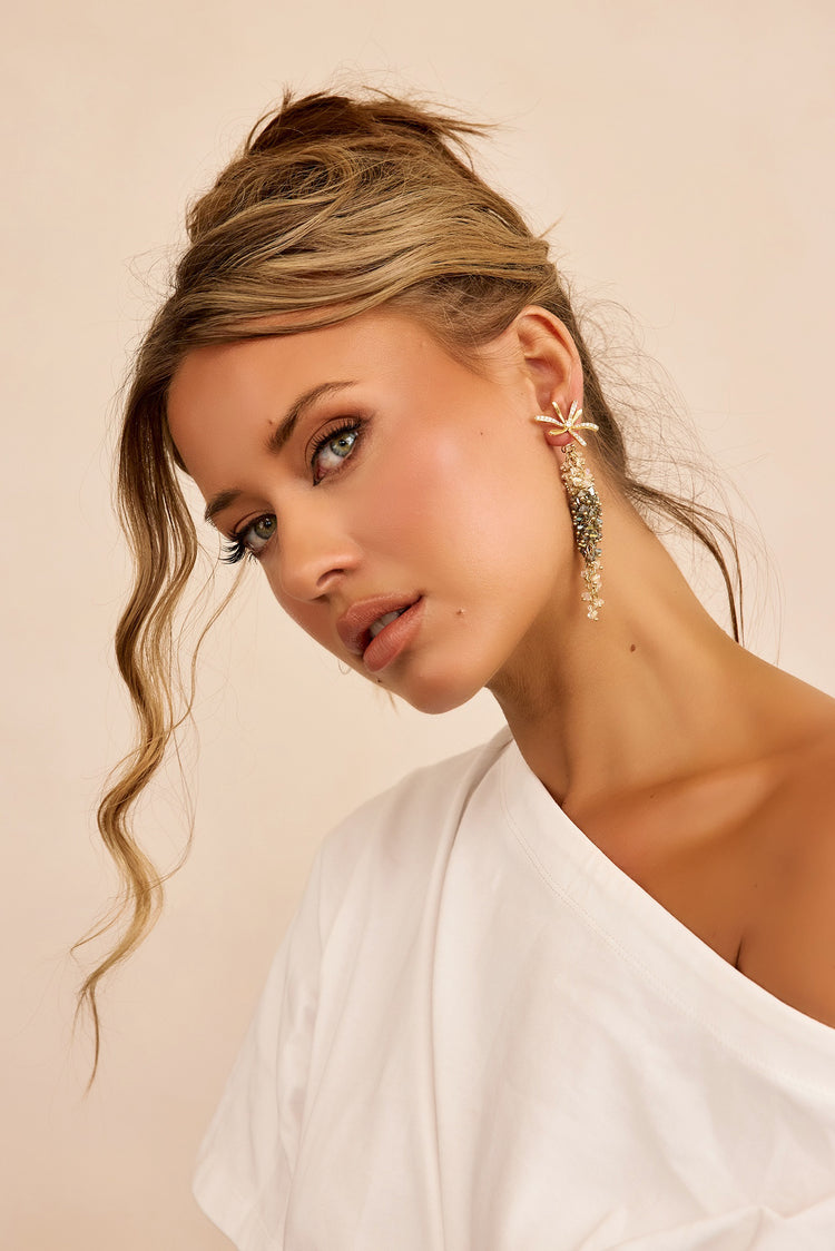 Celeste Cascade Earrings - Multi-ACCESSORIES