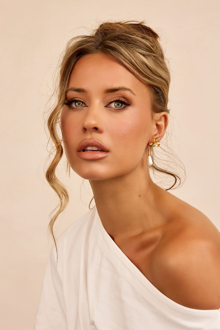 Petal Afterglow Earrings - Gold-ACCESSORIES