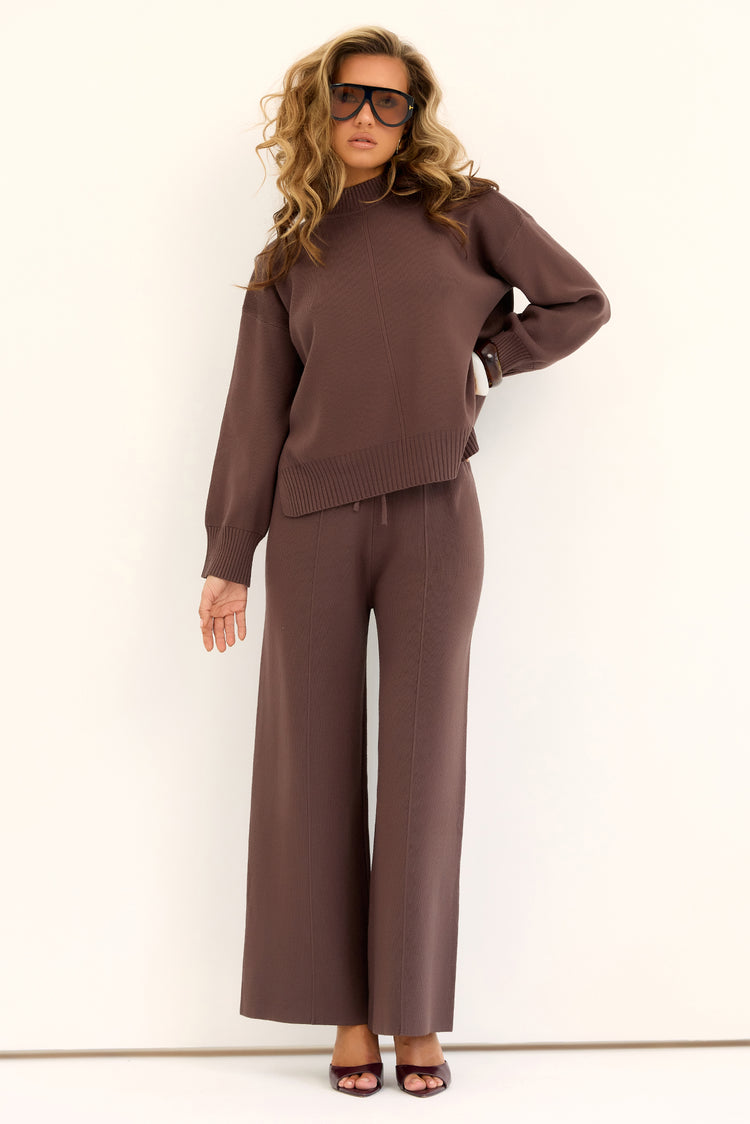 Quiet Luxury Knit Top - Espresso