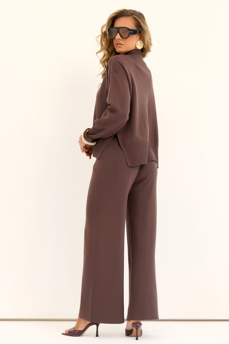 Quiet Luxury Knit Top - Espresso