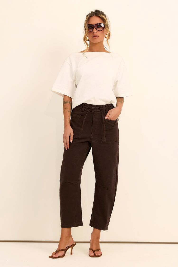 Driftwood Utility Jeans - Brown