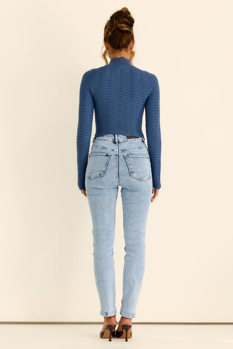 All Day Skyline Denim Jeans - Washed Blue