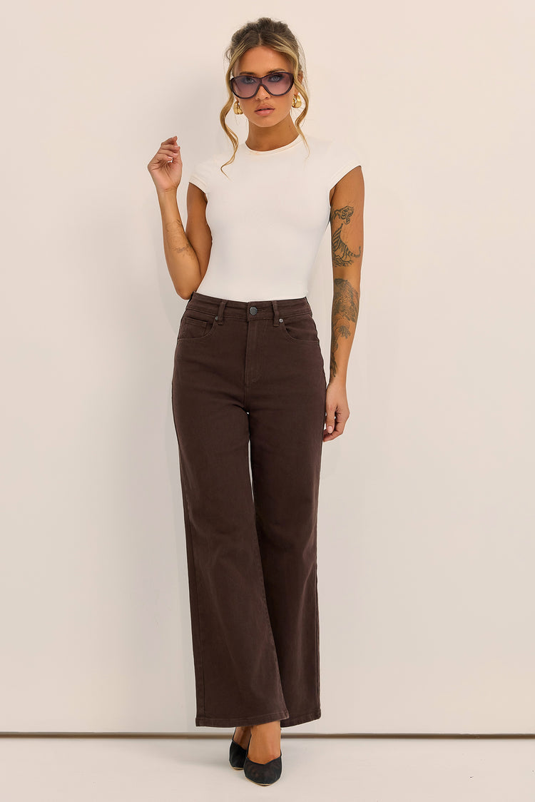 The Monroe Jean - Brown