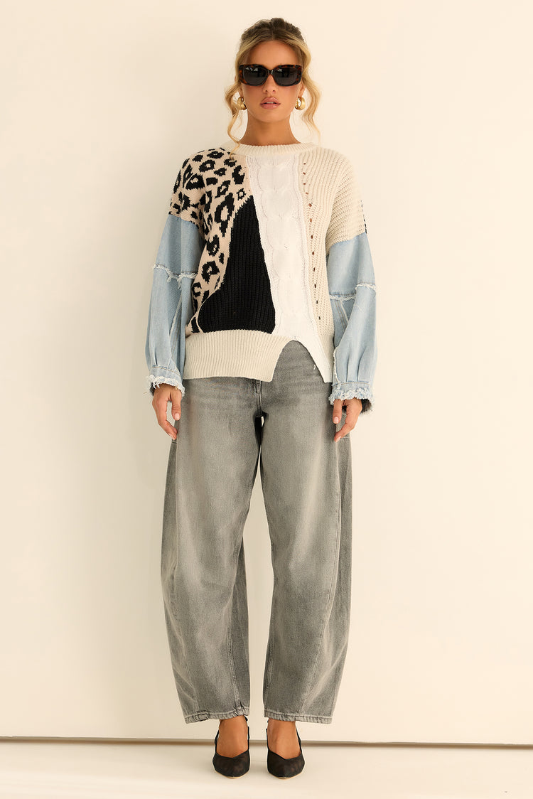 Wild Reverie Knit Sweater - Multi