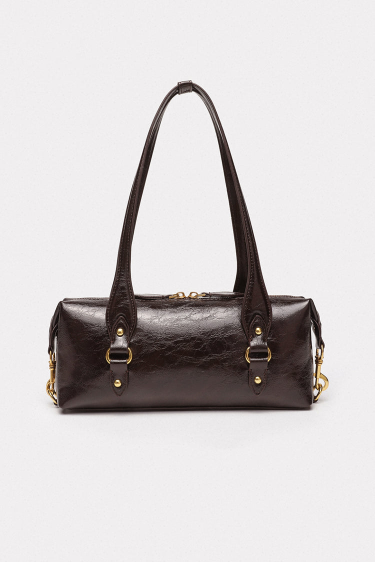 Marlowe Carryall Vegan Leather Bag - Chocolate