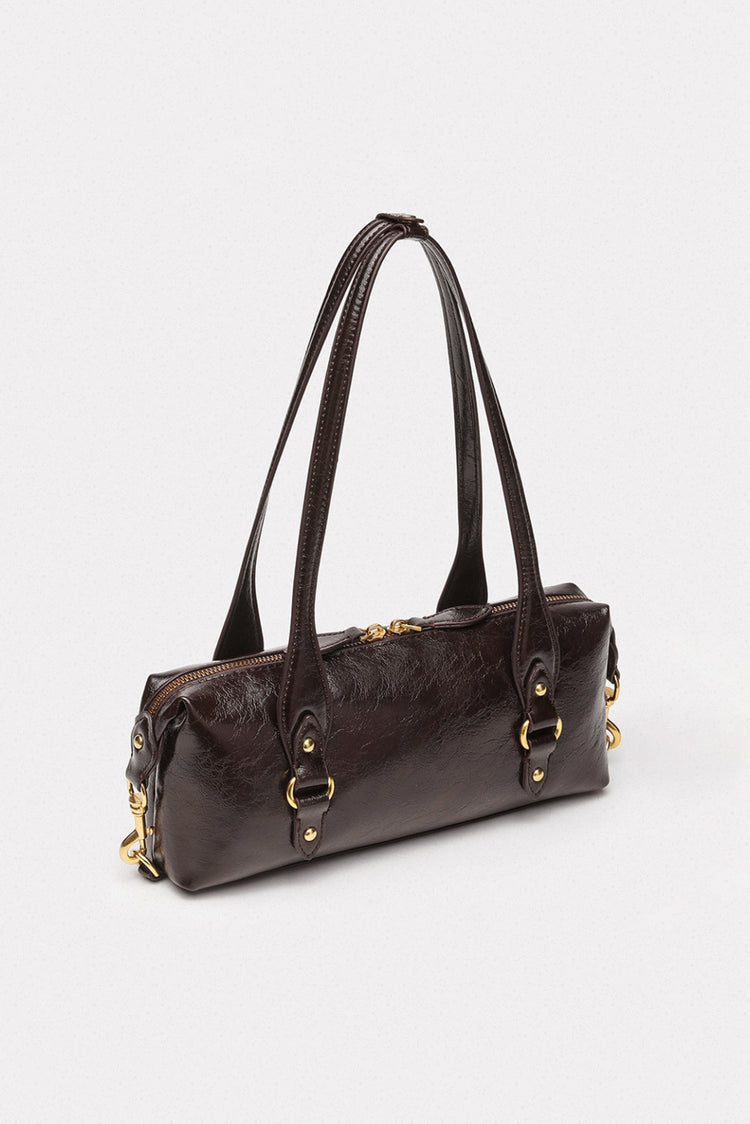 Marlowe Carryall Vegan Leather Bag - Chocolate