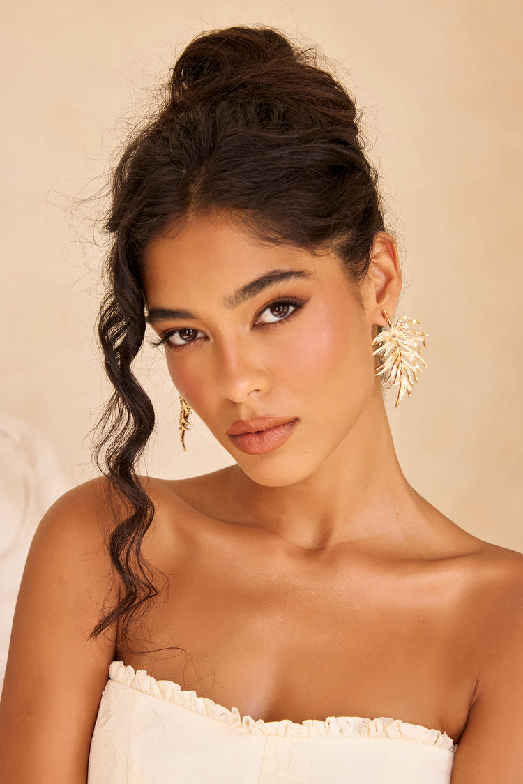 Solstice Muse Earrings - Gold