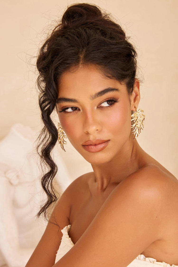 Solstice Muse Earrings - Gold