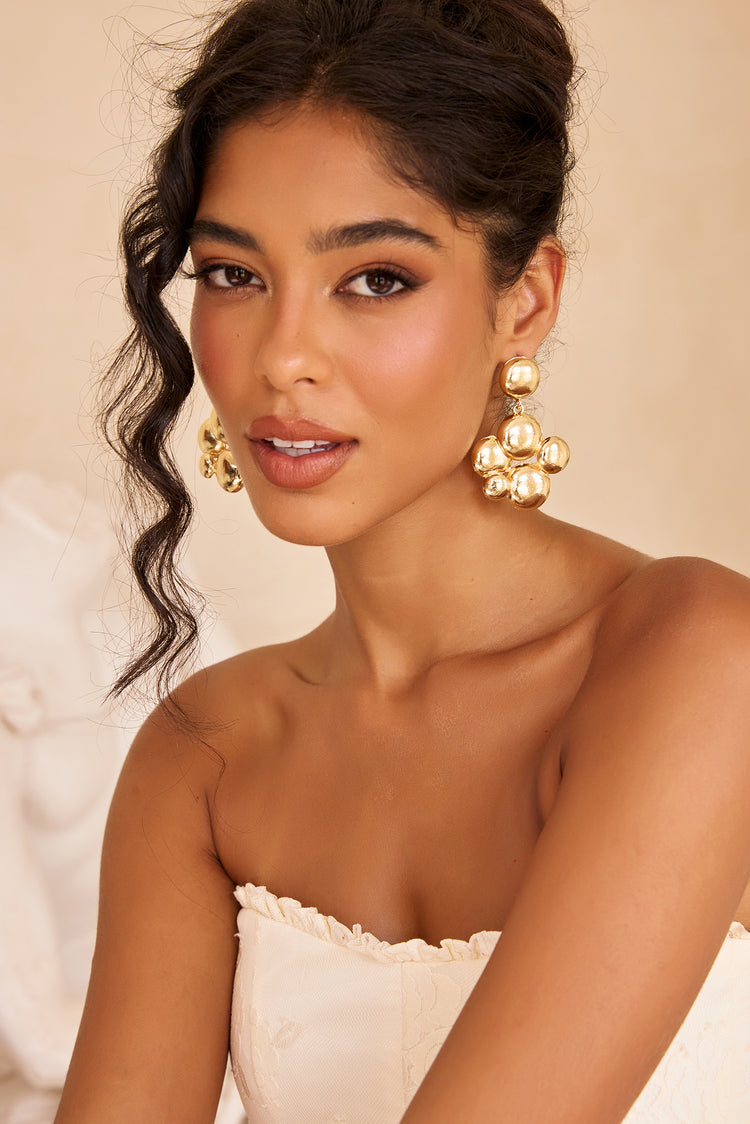 Somewhere in Paradise Earrings - Gold