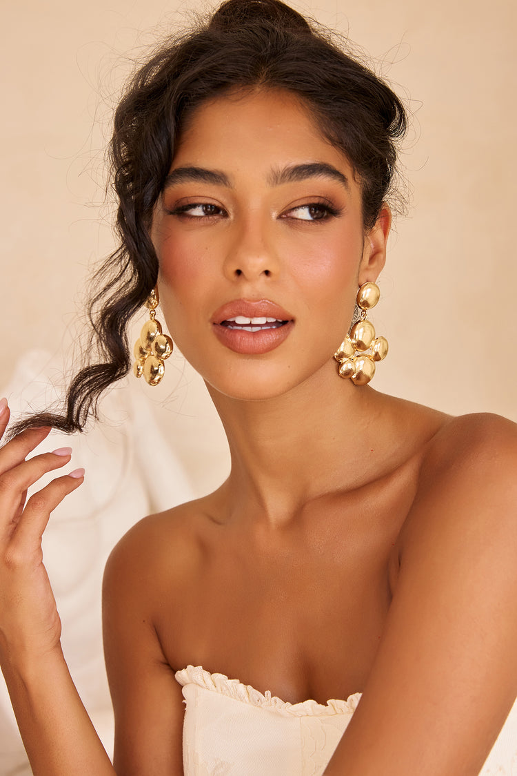Somewhere in Paradise Earrings - Gold