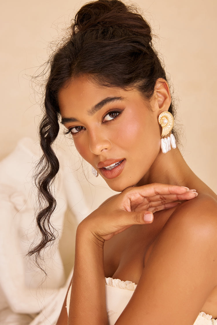 Atlantis Earrings - Gold