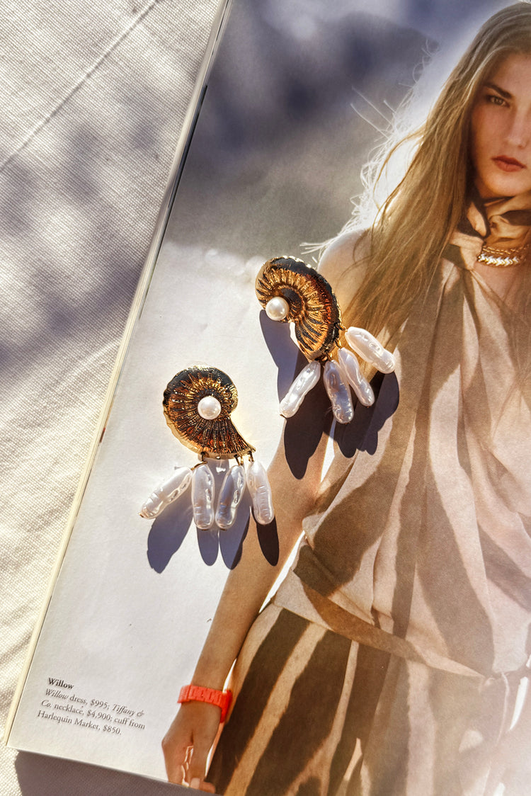 Atlantis Earrings - Gold