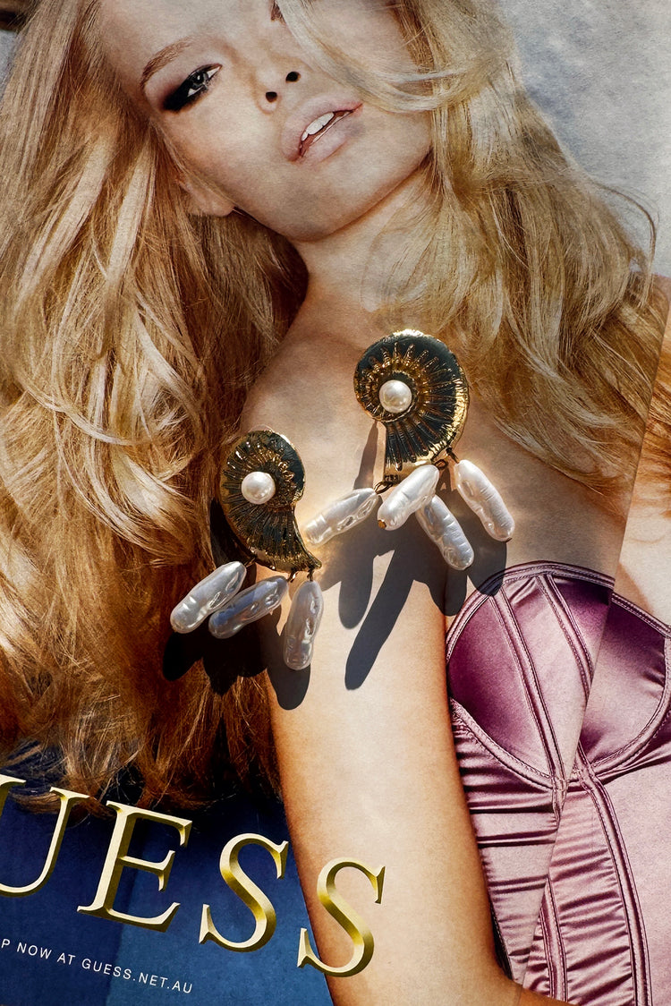 Atlantis Earrings - Gold
