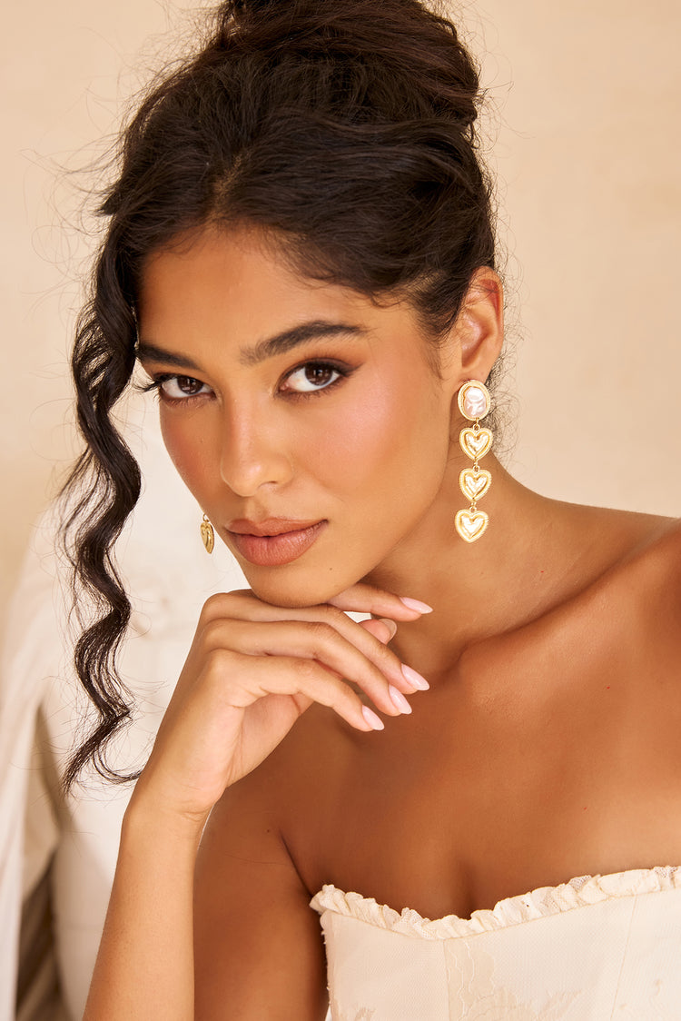 Coeur d’Or Earrings - Gold
