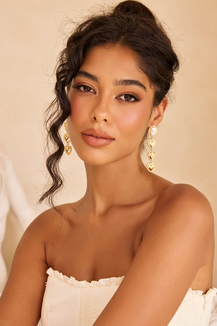 Coeur d’Or Earrings - Gold