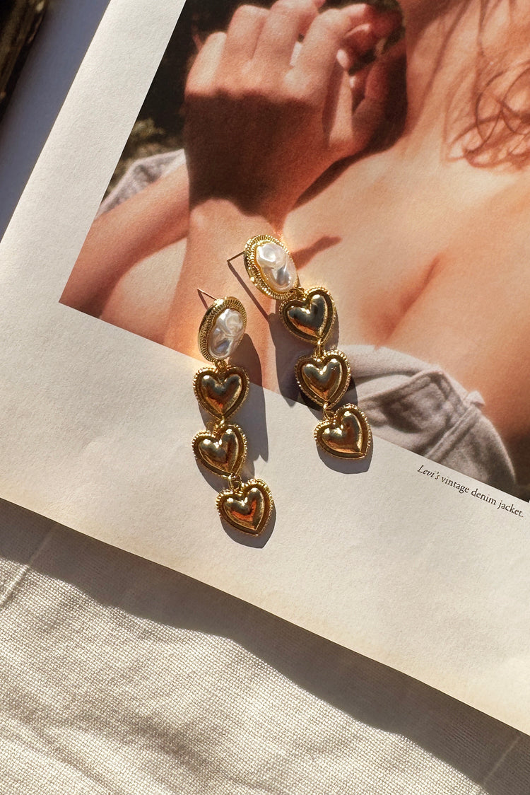 Coeur d’Or Earrings - Gold