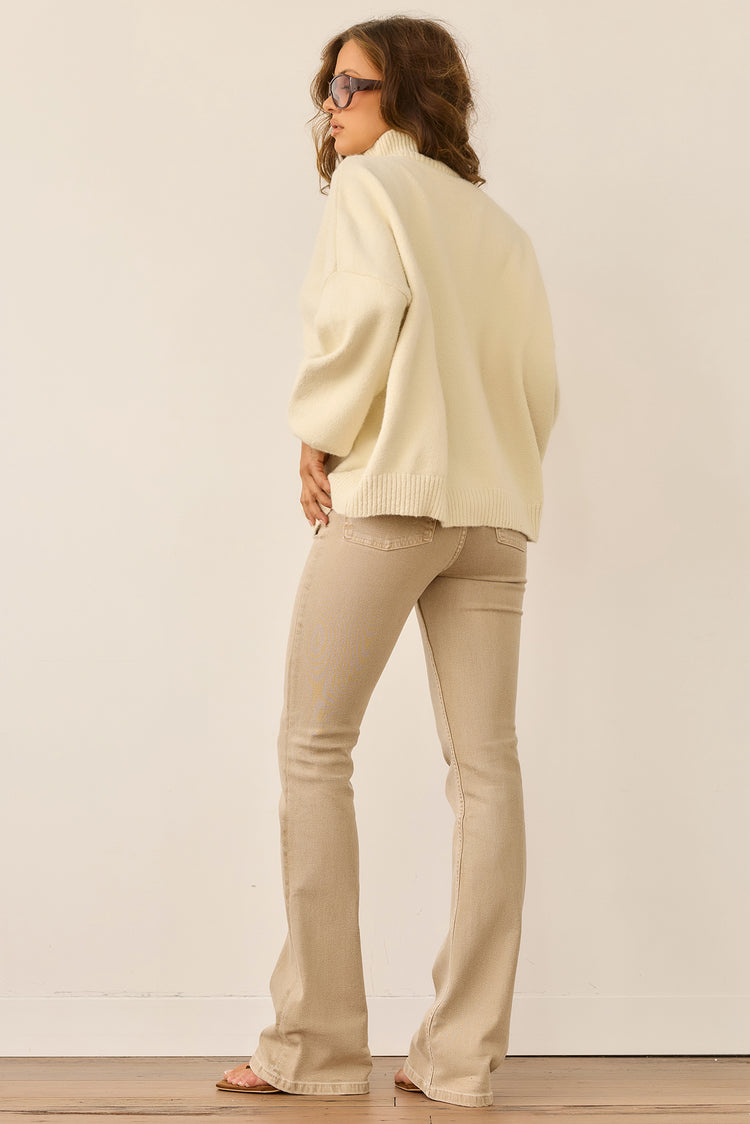 Aftersun Knit Sweater - Cream for women