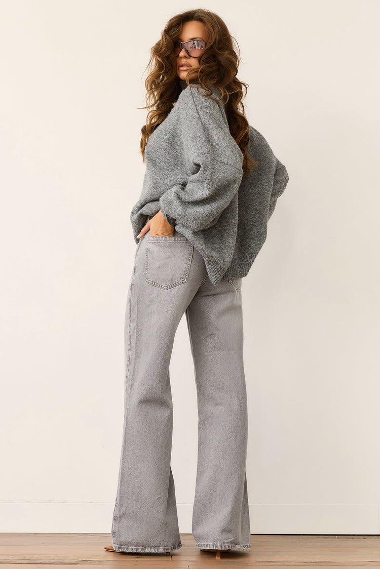 Aftersun Knit Sweater - Grey for women