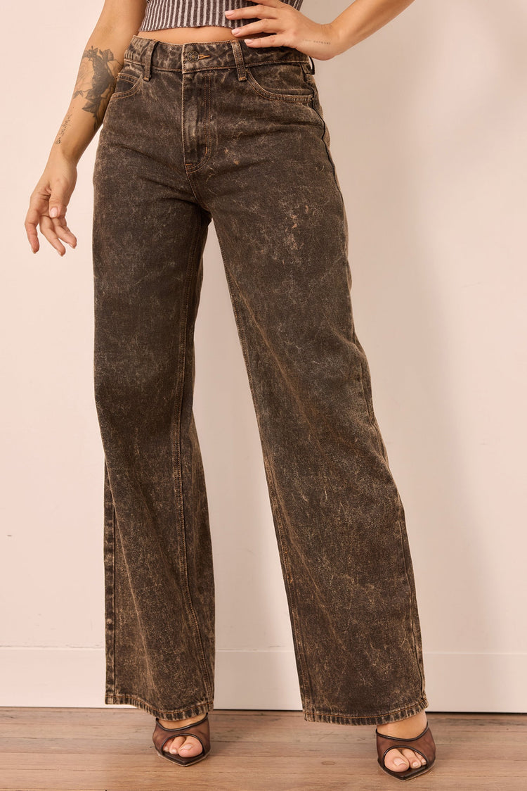 Alchemy Denim Jeans - Charcoal Brown for women