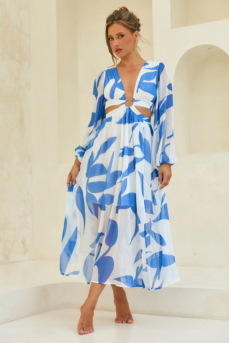 All Time Fave Midi Dress - Blue for women