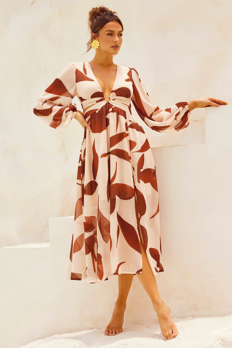 All Time Fave Midi Dress - Wine for women
