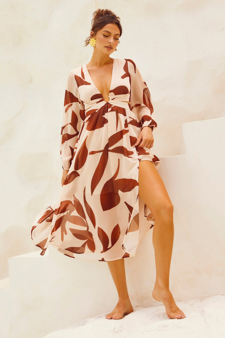 All Time Fave Midi Dress - Wine for women