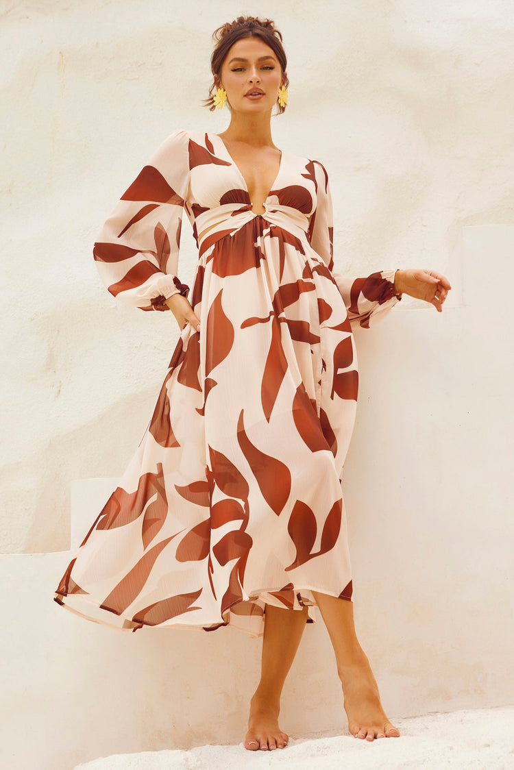 All Time Fave Midi Dress - Wine for women