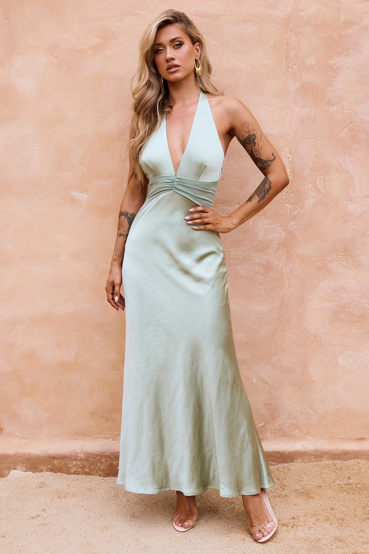 Angele Maxi Dress - Sage for women