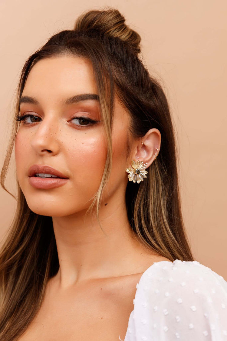 Autumn Haze Ear Studs for women