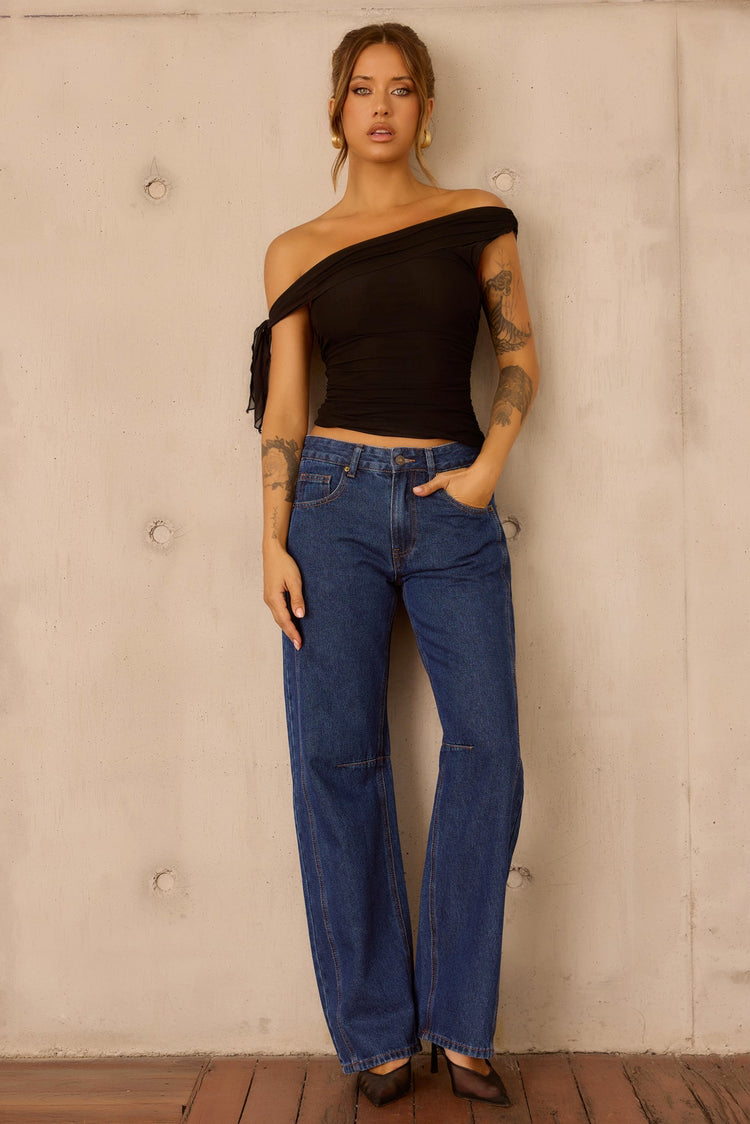 Ayla Jeans - Denim Blue for women