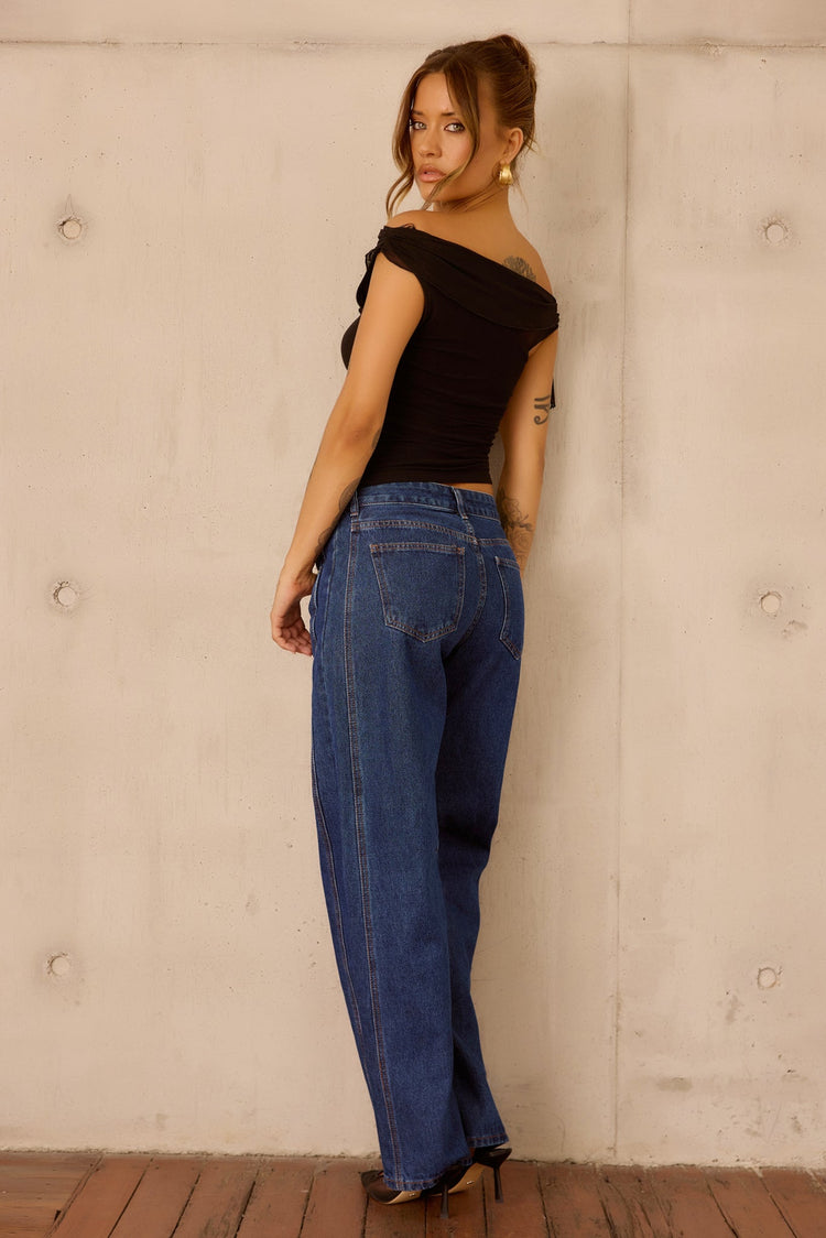 Ayla Jeans - Denim Blue for women
