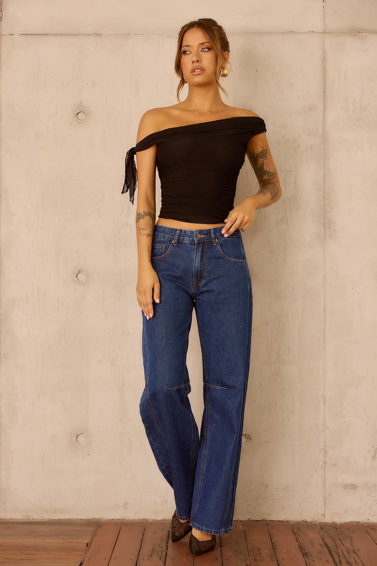 Ayla Jeans - Denim Blue for women