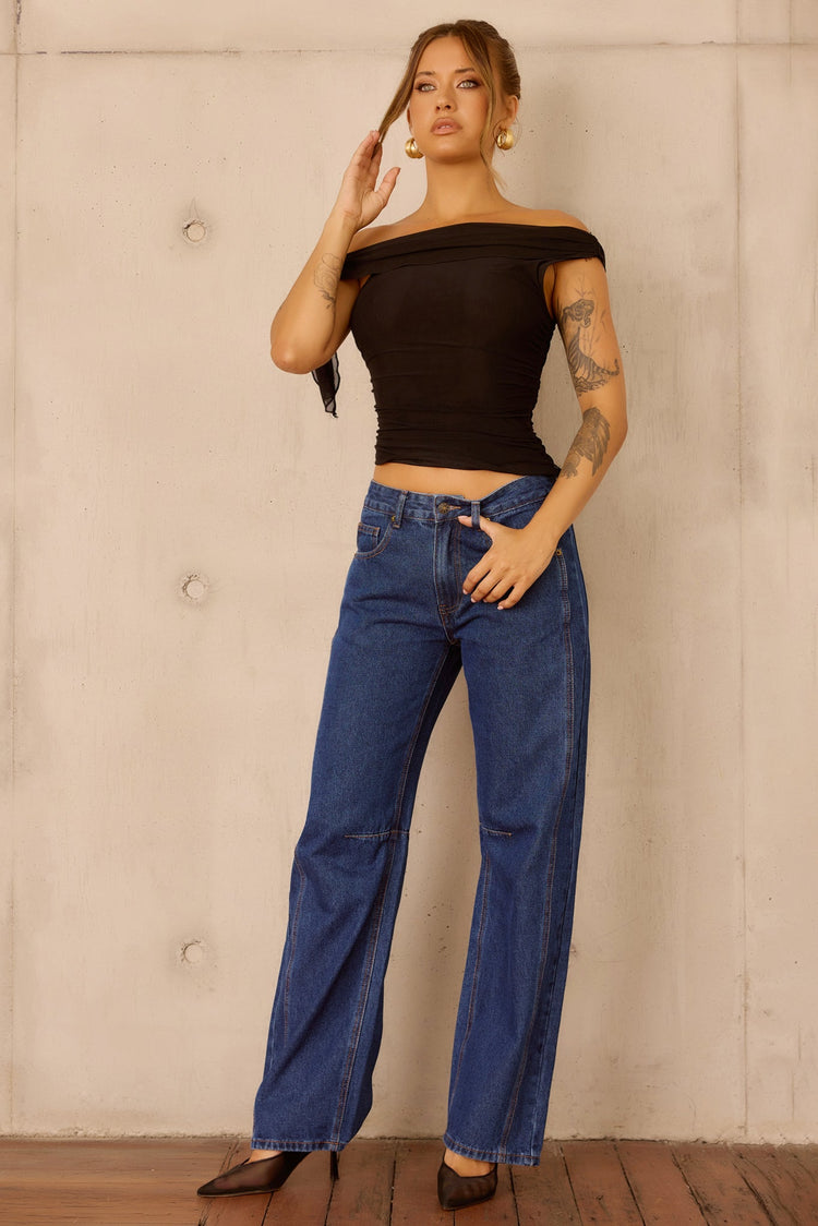 Ayla Jeans - Denim Blue for women