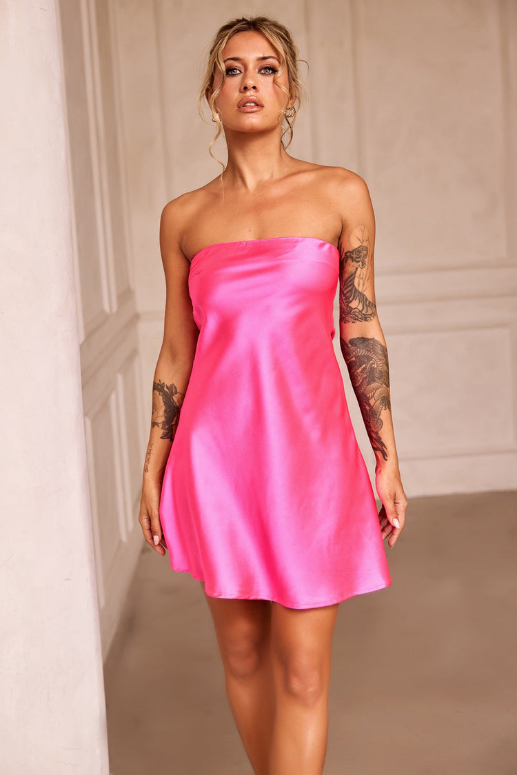 Barbie Mini Dress - Hot Pink for women