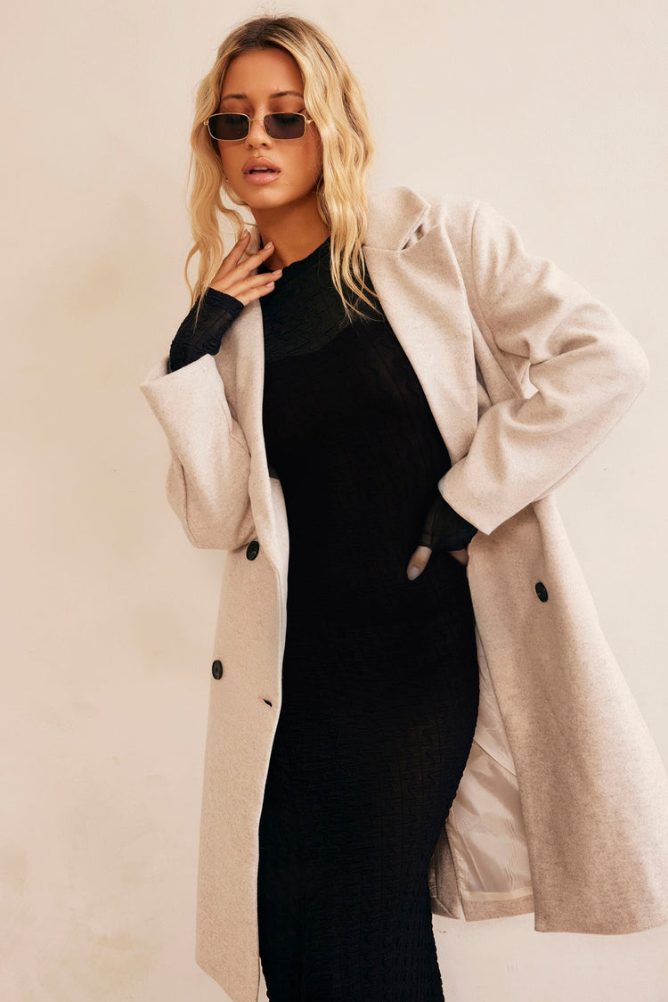 Beautiful Escape Coat - Beige for women