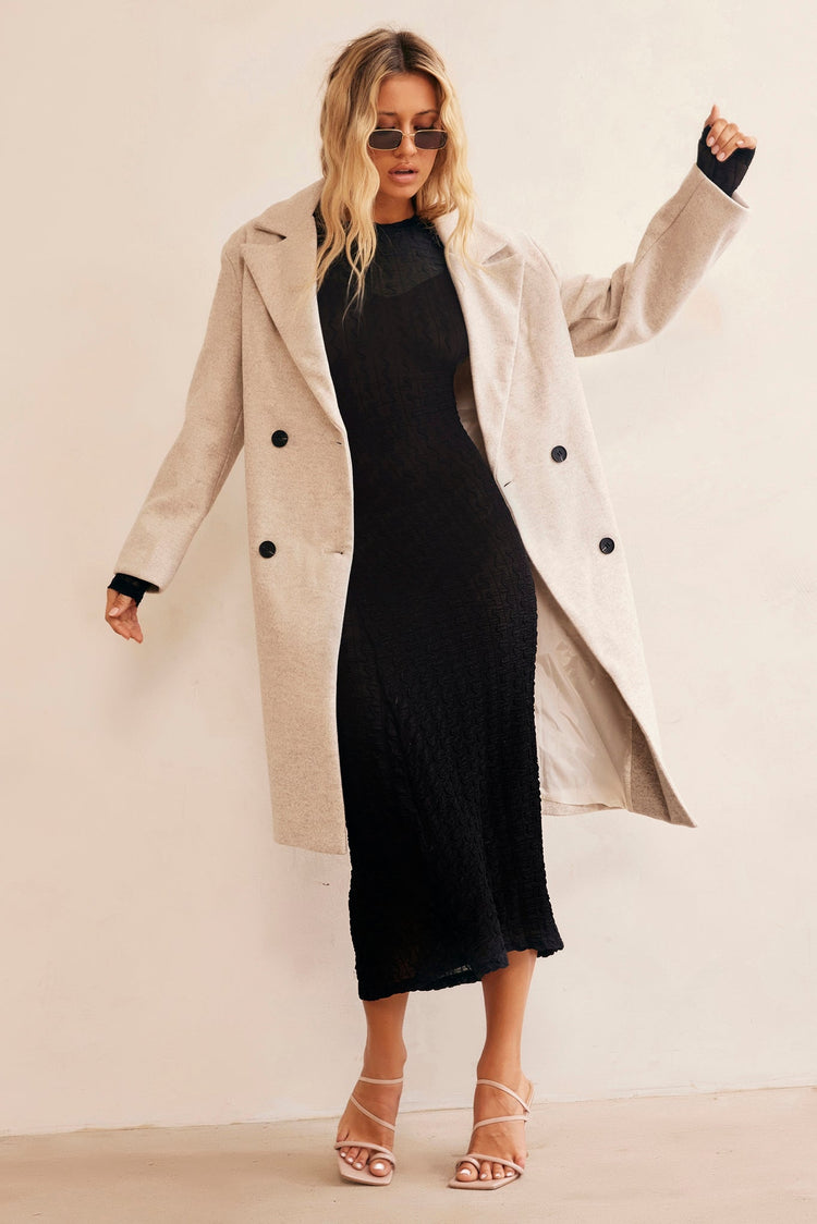 Beautiful Escape Coat - Beige for women