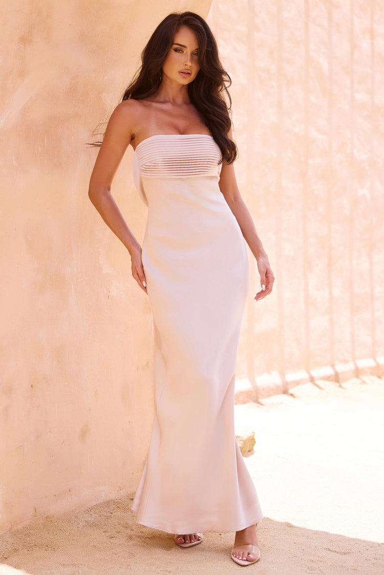 Blake Midi Dress - Latte for women
