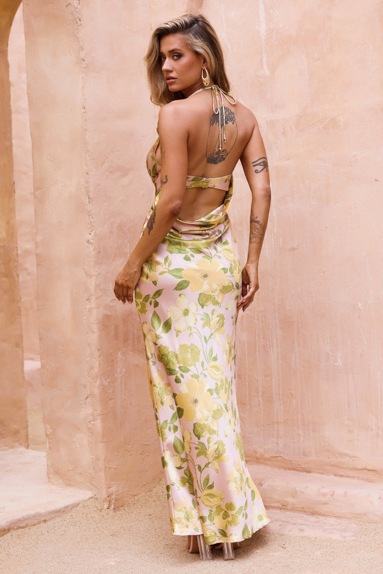 Burst Of Bliss Maxi Dress - Multi for women