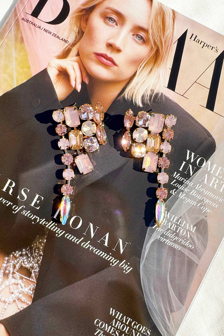 Can't Get Enough Earrings - Pink for women