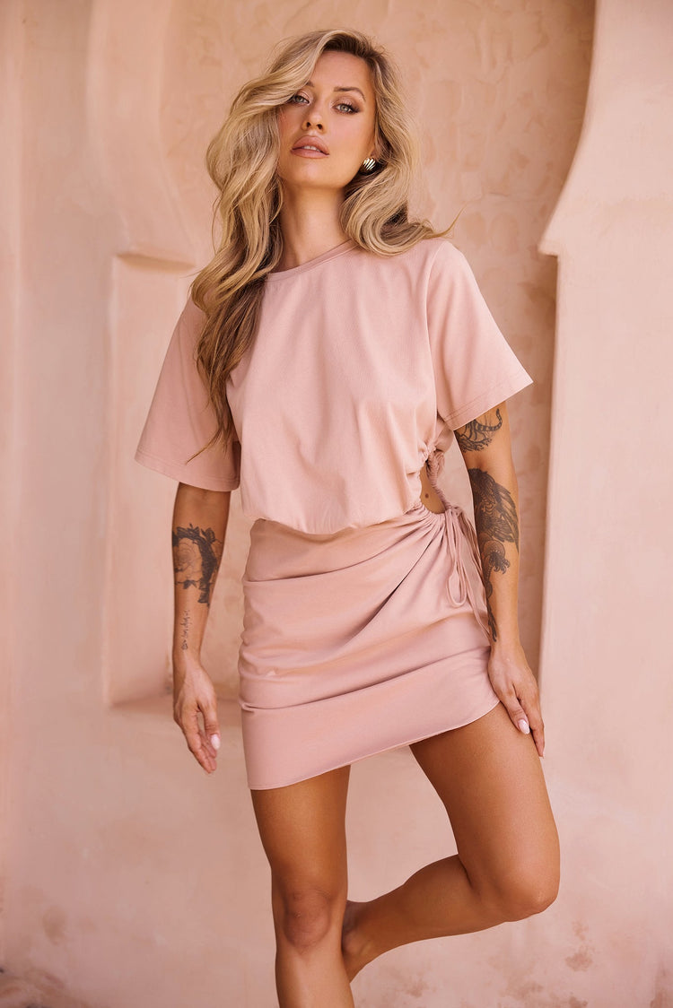 City Sunlight Mini Dress - Mocha for women