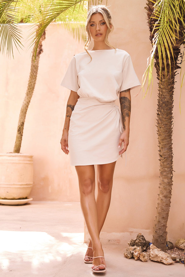City Sunlight Mini Dress - Stone for women