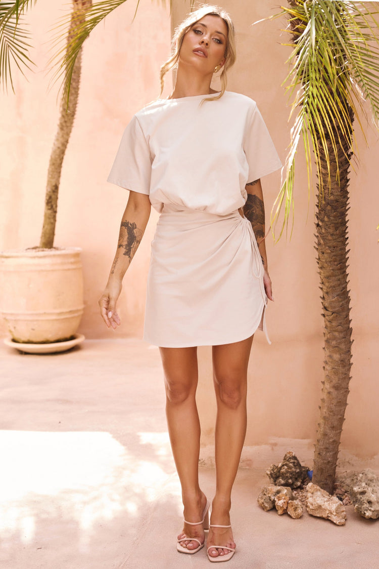 City Sunlight Mini Dress - Stone for women