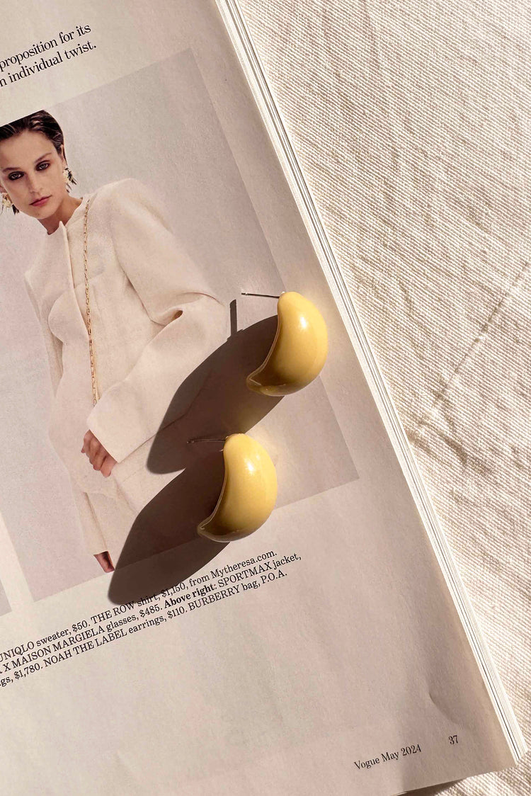 Creme Forme Earrings - Taupe for women