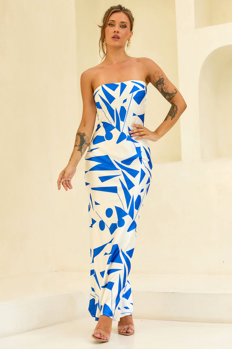 Dawn Maxi Dress - Blue for women