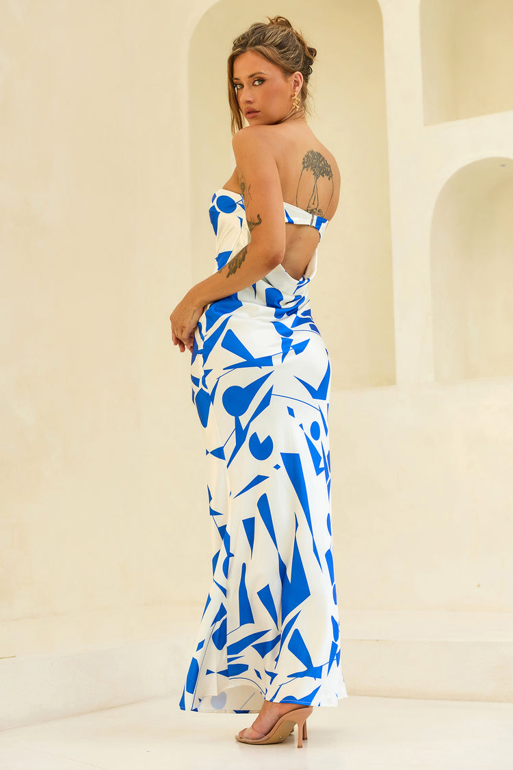 Dawn Maxi Dress - Blue for women